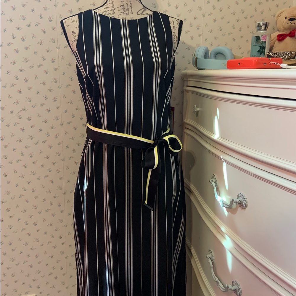 Vince Camuto Daybreak Pinstripe Dress